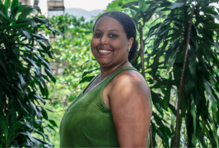 Naísa Batista para a exposição Sorriso Negro